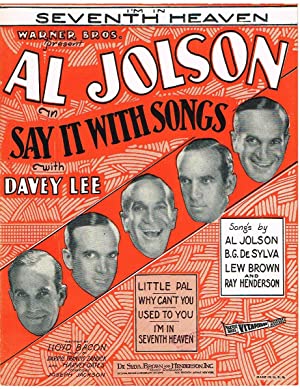 Say It with Songs (1929) starring Al Jolson on DVD on DVD